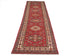 11 Feet Red Kazak Afghan Hand Knotted Wool Runner Rug